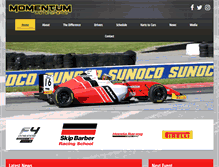 Tablet Screenshot of momentummotorsportsllc.com